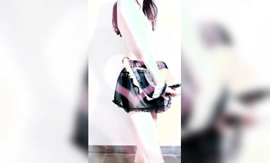 Mina-senpai (ซอสไวน์เล็กน้อย) สาวใช้ถุงเท้าดำ