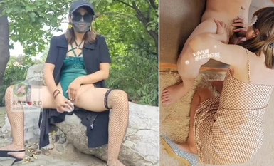 重磅推薦！超長集！淫亂至極的【小氣質夫婦】老夫老妻了，簡單做愛已沒意思，找高質量單男來一起操老婆 (1)