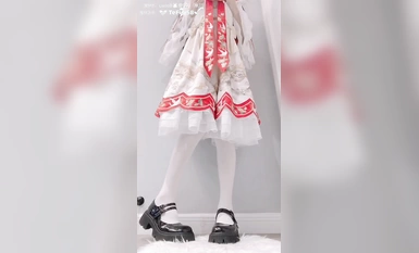 cuteli-赤と白のロリータ