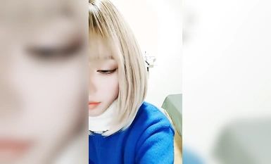 짧은 머리 귀여운 메쉬 얼굴 여신 딩코프 (2)