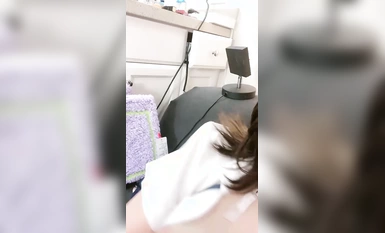 初のトロトロマンコ女神返し【王動物_まりぶ】温州網根女神～上半身～美ピンクマンコ～小道具挿入(33)