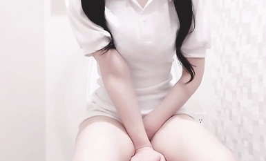 สาวหน้าตาดี jpcutegirlnoa สีขาวหางแฝด