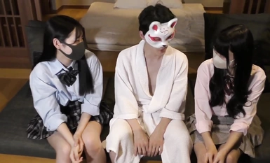 雙飛清純Jk美眉【FC2-PPV-3193265】摳逼舔逼 輪著挨個操 無套輸出 內射小鮑魚