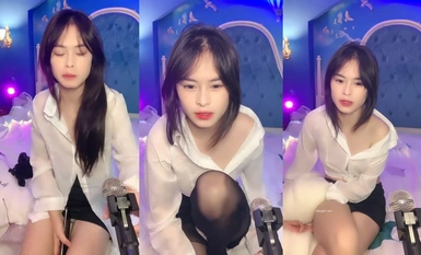 11月最新撮り下ろし【セクシーオレンジキャット】黒シルク白シルク制服魅惑のお触り(17)