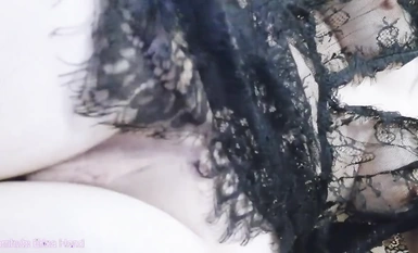 ฮ่าๆสาว [ERICAHAND] ชุดลูกไม้เรียกว่าพ่อชุดราตรีถุงน่องสีดำหญิงในตำแหน่งเครื่องสั่นพุ่งติดน้ำแข็งแทรกหีรองเท้าส้นสูงปั๊มนมสวนทวาร