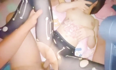 巨乳黑絲美女【一隻小嚶嚶】大奶子白虎粉鮑魚 在家被小哥哥無套內射