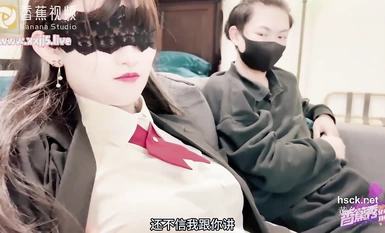 香蕉視頻 XJX-0030【喵十四】超淫盪女學生用哥哥教的技能與男同事做激烈的三人運動