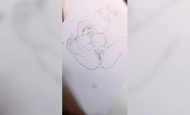 【夏璐璐】H漫畫女畫師邊畫邊發騷 (2)