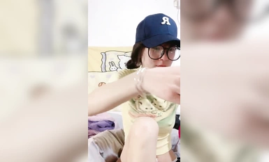 Pure Glasses School Girl Takeaway Gray Machine (3)