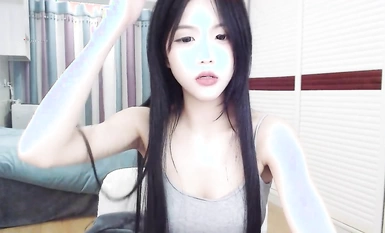 Tahap kecantikan sekolah [hk_xiaoxiao] dewi tulen menunjukkan payudara dan pussy yang sedang jatuh cinta (1)