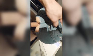 精品蜜桃臀，牛仔裤后入