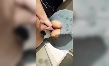 精品蜜桃臀，牛仔裤后入