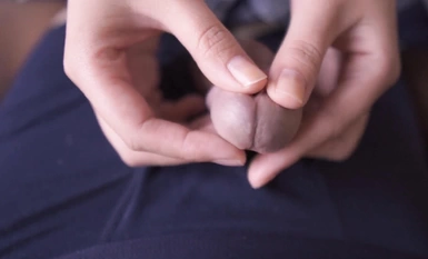 Saku J-Asian Girl Licks Frenulum with her