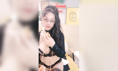 膚白貌美大長腿頂級尤物 一支酸奶 (8)