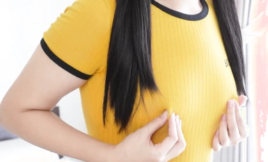 Saku J-Change Mother Dog Melancap Dildo Melancap dalam Pakaian Badan Ketat