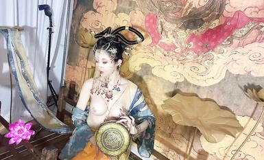 超爆款推特女神『钛合金TiTi』最新内部私拍_极品玉妃旗袍_爆乳近景_露点露脸(3)