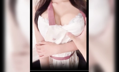 Dewi terbaik Twitter [Little Tina] dengan figura syaitan merah jambu dan lembut, koleksi terbaik (4)