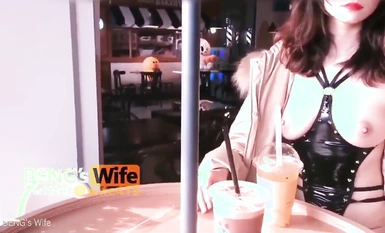 推特極品長腿大奶NTR綠帽淫妻控【阿崩】最新會員福利流出，各種公共場合露出約炮單男4P合集（2）