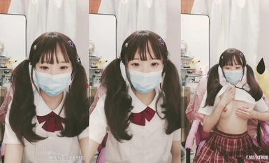 Maganda at dalisay na post-00 welfare girl [Banana Bu Na Na] Pinakabagong VIP subscription live broadcast welfare (1)