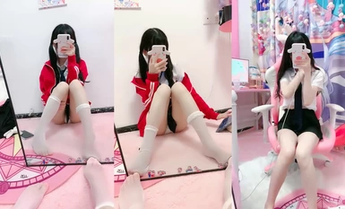 卡哇伊~卡哇伊【女高妹妹】太太可愛了咪咪鼓鼓的 (1)