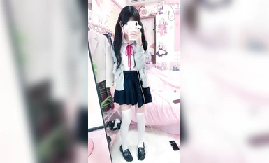 卡哇伊~卡哇伊【女高妹妹】太太可愛了咪咪鼓鼓的 (3)