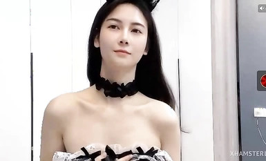 God fairy level, God like Jiang Shujing, big beauty all off, [tiantian_LK], really beautiful, pure goddess look crazy (3)