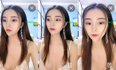 人氣女神【嫩模貝貝】制服誘惑~騷舞勾引~抖臀擠胸 (10)