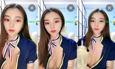 인기 여신 [젊은 모델 베이베이] 교복 유혹~쇼 댄스 유혹~힙 스퀴즈 가슴 흔들기 (11)