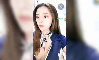 人氣女神【嫩模貝貝】制服誘惑~騷舞勾引~抖臀擠胸 (14)