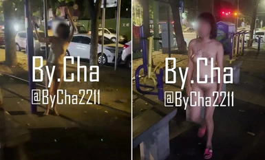 ผลงานล่าสุดของอาจารย์ Twitter [Cha Xiaoli] โดยไม่สนใจผู้คนที่เดินผ่านไปมาและแสดงออกอย่างกล้าหาญ
