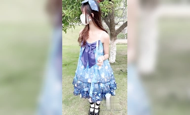 軟軟兔（Lt74523412） 藍裙洛麗塔樓梯間爆操內射