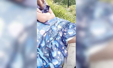 軟軟兔（Lt74523412） 藍裙洛麗塔樓梯間爆操內射