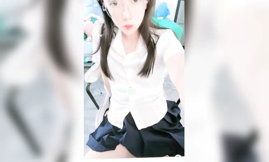 Youth College Girl with Glasses@小香pell standard welfare show pangalawang episode (7)