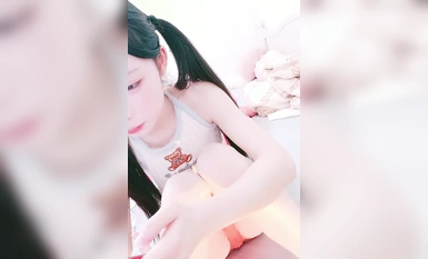 더블 포니 테일 미소녀 [사천 로리] 체구가 작은 허리 미인 다리! 분홍색 보지, 오픈 클로즈업, 흰색 스타킹 착용, 가는 허리, 아름다운 엉덩이, 다양한 포즈!