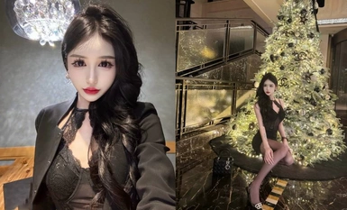 Mataas na babala sa enerhiya! Ang top-notch artificial peripheral femme fatale TS girl [Medusa] na may milyun-milyong tagahanga sa Hangzhou ay nagpapakita ng kanyang mukha sa mga pribadong larawan, isang koleksyon ng mga 3P sex pet ng mayayamang tao na ma