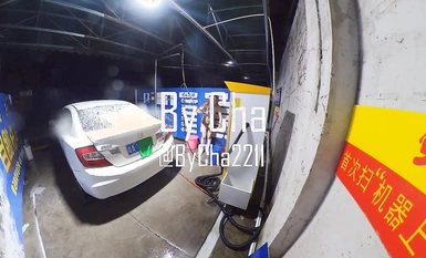 แพ็คเกจของขวัญปีใหม่ชิ้นใหญ่ปี 2024! ความท้าทายกลางแจ้งสุดขีดถึงเพดานคนดัง Twitter [Zha Xiaoli-Wu Han] ล้างรถและอาศัยอยู่ที่ Jinbo No. 1, Guangzhou