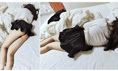 海角大神【灌醉美女鄰居】灌醉巨乳美腿女鄰居後續 ，灌醉內射女鄰居妹妹被發現！妹妹更是一個嫩貨，一雙修長的美腿，插入她妹妹 憋著不敢大聲叫