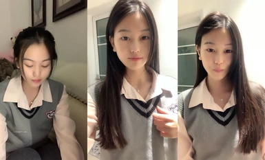 하프 슈가 [루어 언니] 학교 꽃 수준의 러블리 여신 : 가슴, 교복 벗고 우유 노출, 엉덩이 유혹을 보여주는 초미녀 몸매 (3)