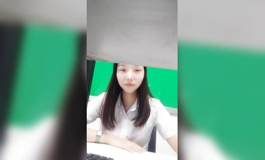 ผู้ประกาศข่าว OL @陈尊气(李一茶) สวมเครื่องสั่นไปทำงานและตกปลาในรายการสวัสดิการมาตรฐาน (6)