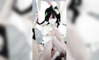 Ang magandang babae na may kaibahan ng pagnanasa at pagnanasa [Ruanruantu] ay may puting medyas, si Mengdie Hanfu, kasarian, purong pagnanasa, at ang kanyang tunay na kalikasan ay nakalantad kapag siya ay nakahiga sa kama kung saan nagsasalita siya ng wal