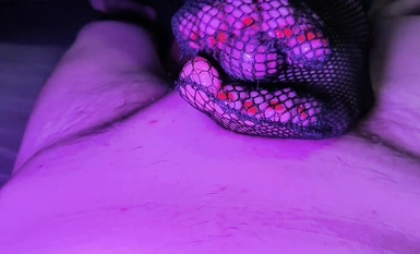 Footjob Fishnet Stockings (Mesh) Footjob Essence Pagpisil ng Aya Series