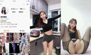 เจ้าแม่แฟน Kuaishou 21W Oli Yuanmei แสดงใบหน้าของเธอและตบหีของเธอให้พี่ใหญ่เห็นเซ็กซี่มาก