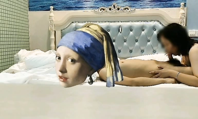 錄下杭州大三管院少女換裝女僕，對鏡翹臀美腿誘惑