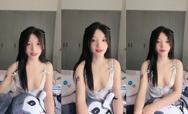 Millet Porridge_Super cute little loli college graduate pornographic, malaking titi na itinulak sa kanyang puki (2)