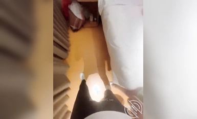 海角社區姐姐生日當天穿上婚紗，酒後在婚房潮噴