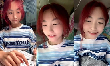 リンダです。学生寮に住んでいます！ピンクのジューシーなマンコ、超キュート！