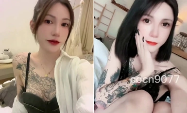 頂級炸裂高能預警！比女人還女人高顏值紋身極品TS娘【李鑫柔】私拍，能攻能守能足能口技術一流直男最愛合集（3）