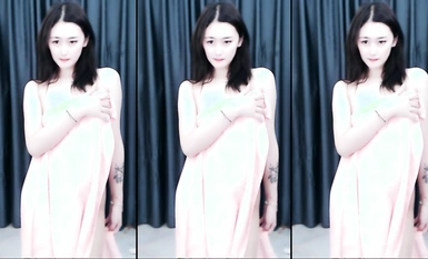 萬元豪定虎牙星秀主播極品妖嬈人氣女神【糖糖】定製，情趣丁字露奶露逼騷舞挑逗 (3)