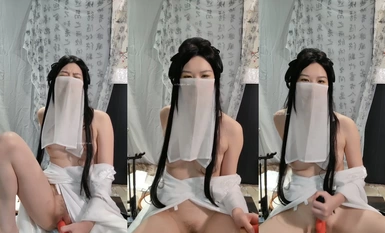 2024年2月新作，才華橫溢，寫毛筆字古裝騷舞【繁華女主角我在上戲學表演】最亮眼的新星，女神膚白貌美，讓人流口水 (8)