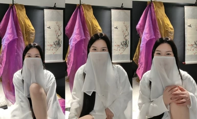 2024年1月新作，極品超美御姐【繁花女主角】橫店演戲好幾年，古裝裸舞，大美女每天不同反差角色道具自慰 (11)